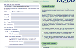 Tous les documents d'inscription sont disponibles