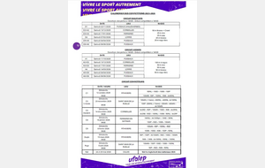 Calendrier des compétitions 2025/2026 v2